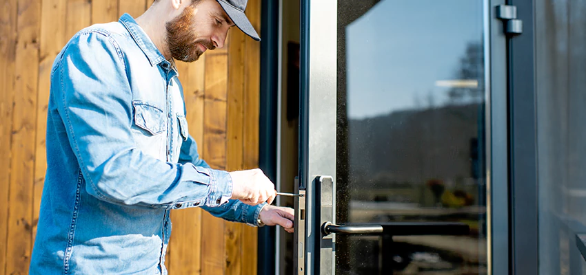 Frameless Glass Storefront Door Locks Replacement in Big Bear Lake, CA